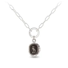 Watch Over Me Small Paperclip Chain Necklace
