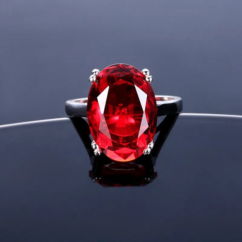 Women's Mystic Fire Rainbow Topaz Rings